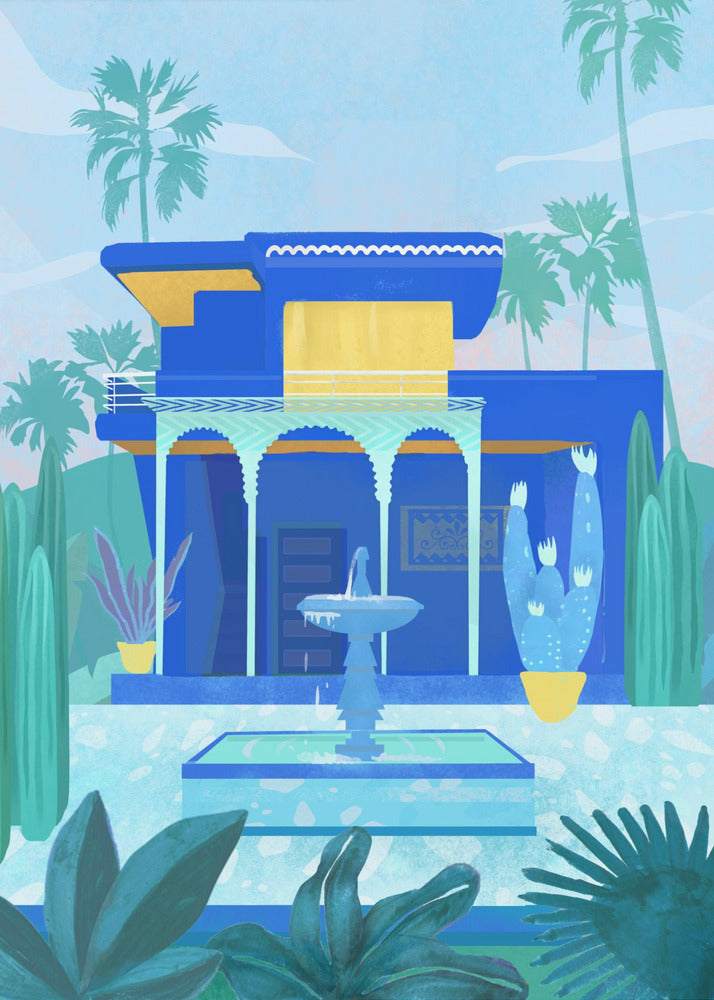 Marokkaanse tuin | Poster