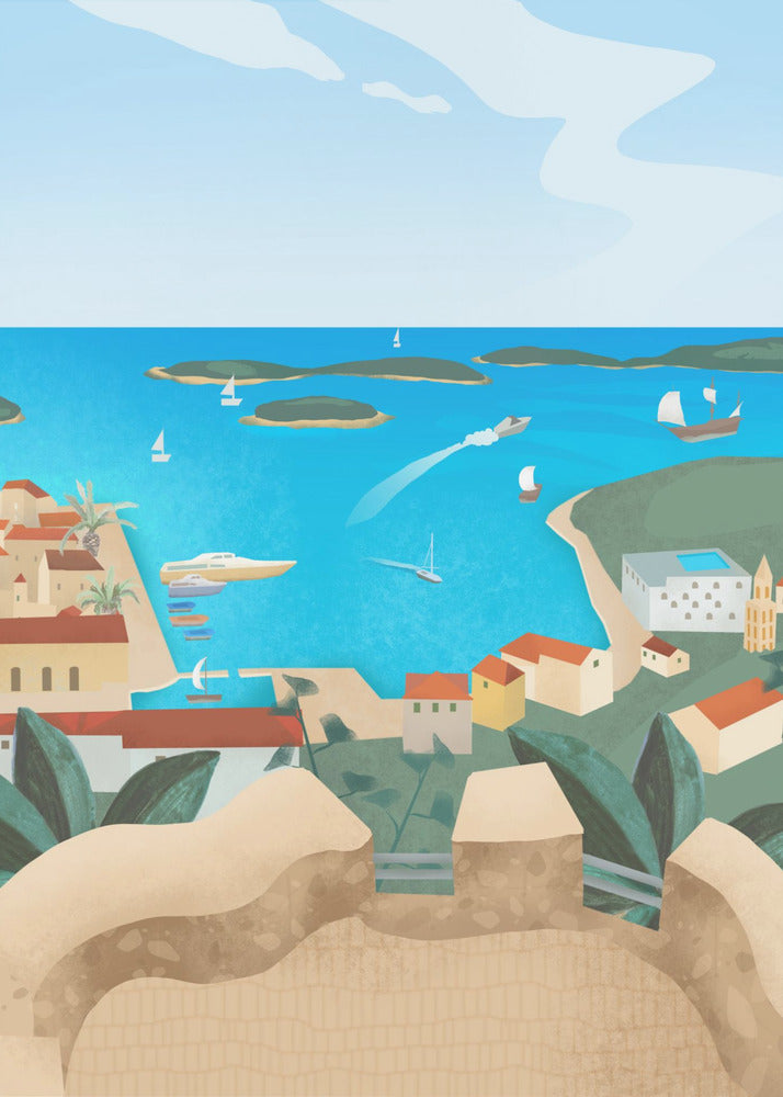 Eiland Hvar | Poster