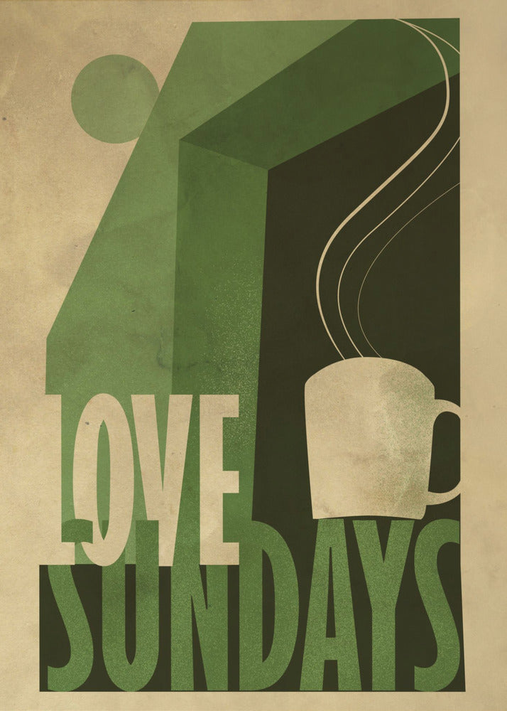 Liefdeszondag print | Poster