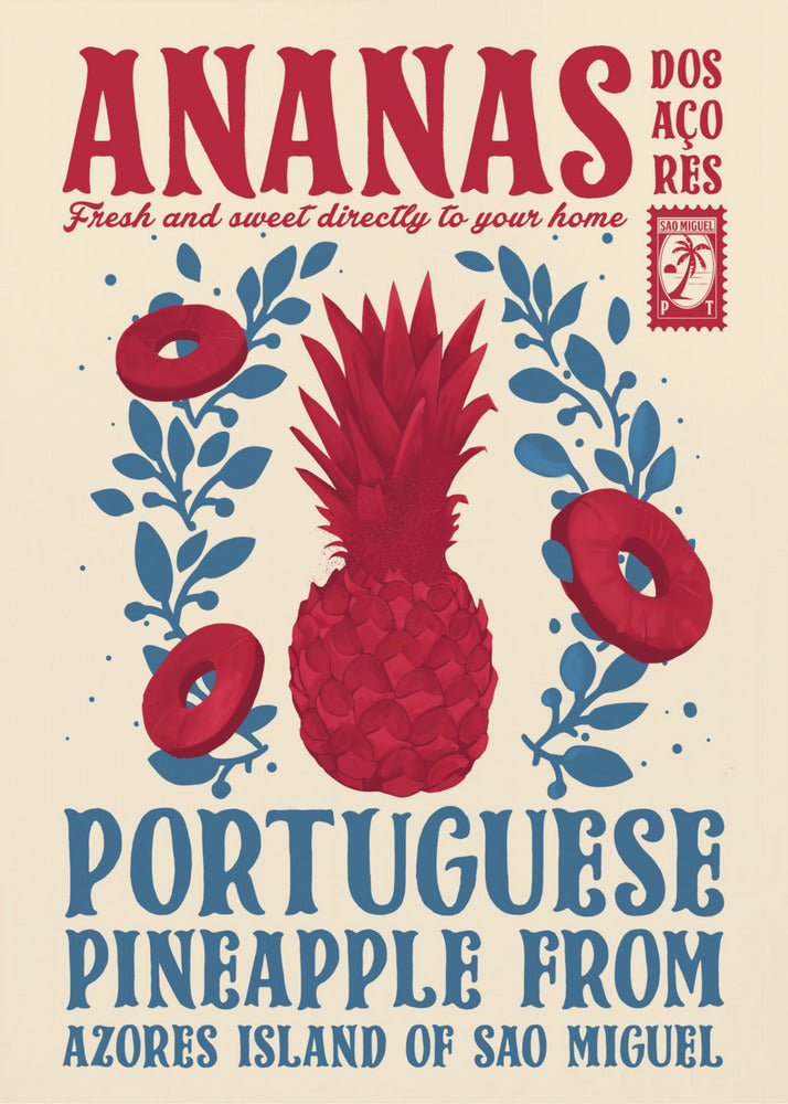 Ananas keukenprint | Poster