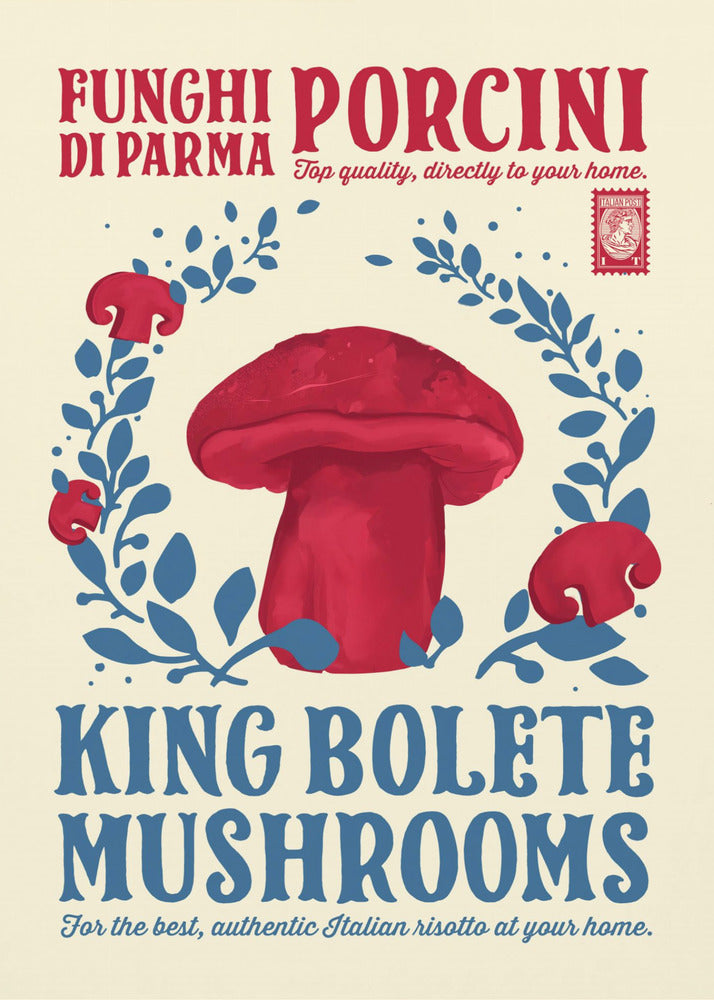 Porcini keukenprint | Canvas