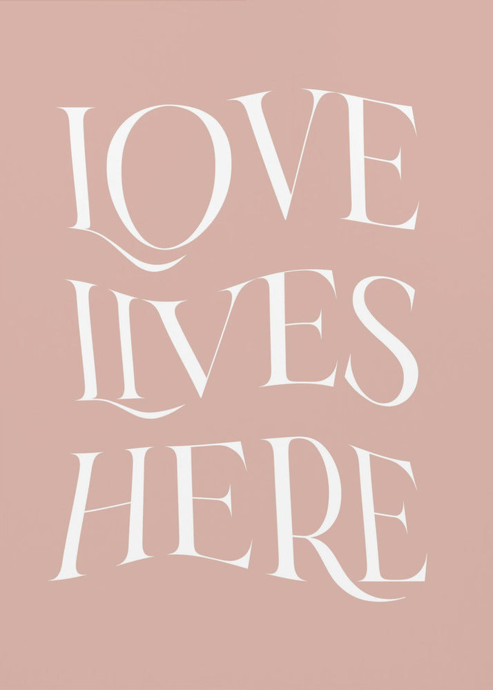 Liefde woont hier | Poster