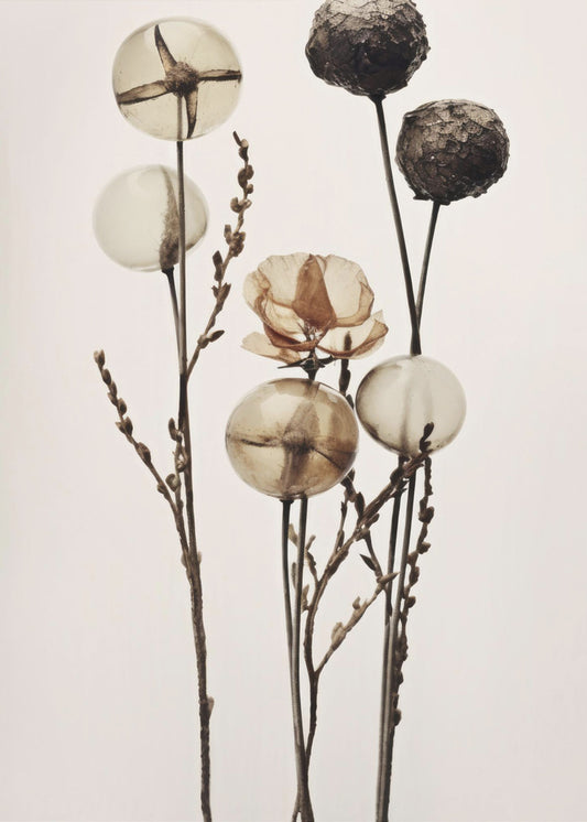 Glass Ball Flowers | Poster