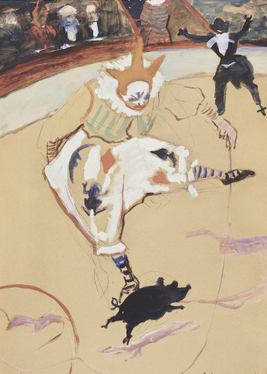 In het circus Fernando Medrano met een biggetje (ca. 1889) | Canvas