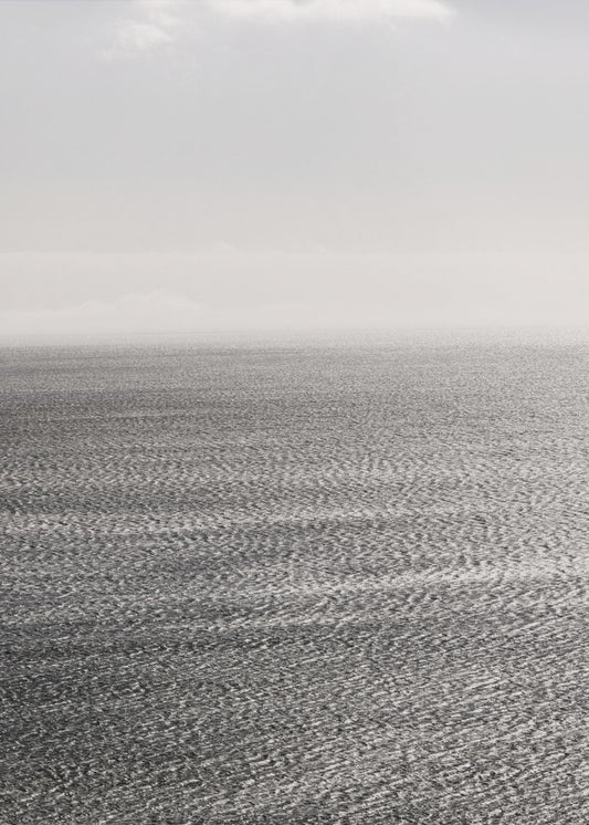 Zilveren Zee Sereniteit | Canvas