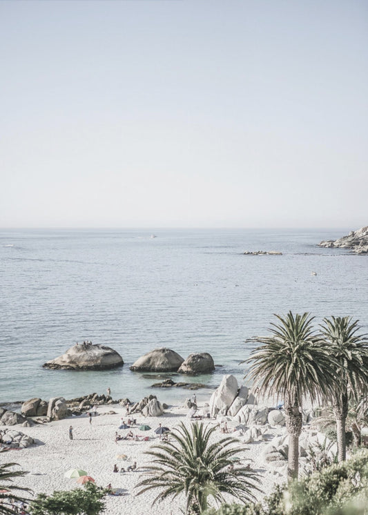 Rustige kustlijn | Canvas