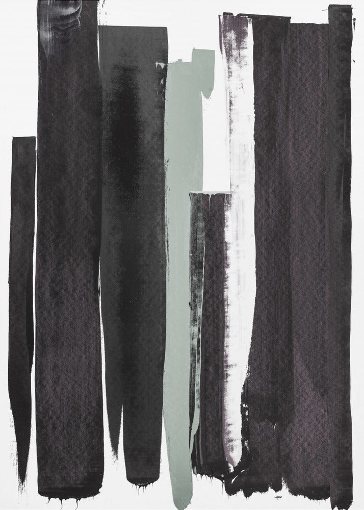 Monochrome strepen | Poster