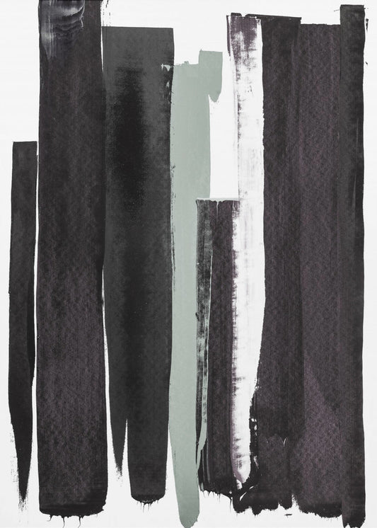 Monochrome strepen | Poster
