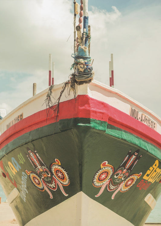 Levendige scheepsgevel | Poster