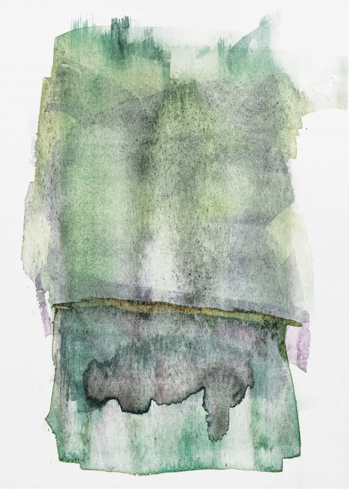 Mistige Groene Dromen | Canvas