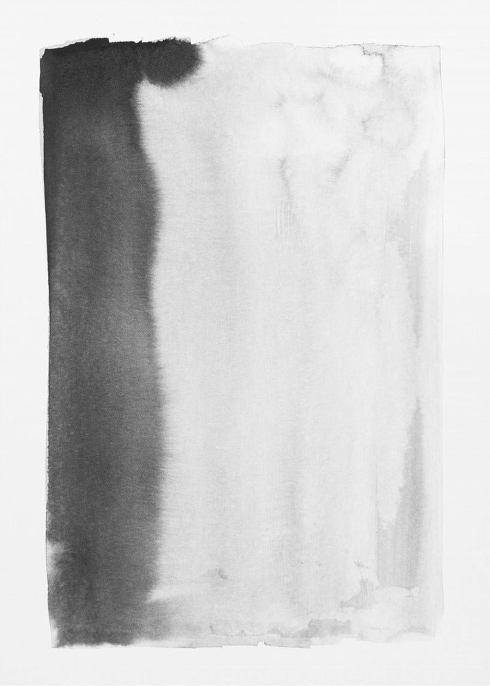 Monochrome stroom | Canvas