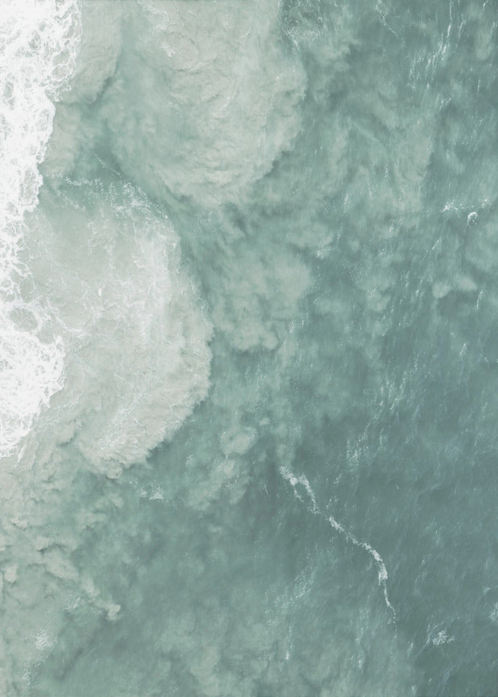 De zachte werveling van de oceaan | Canvas