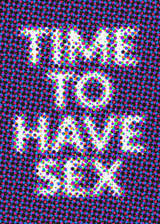 Psychedelische boodschap | Poster