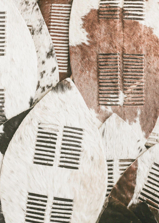 Tribal Hide Shields | Poster