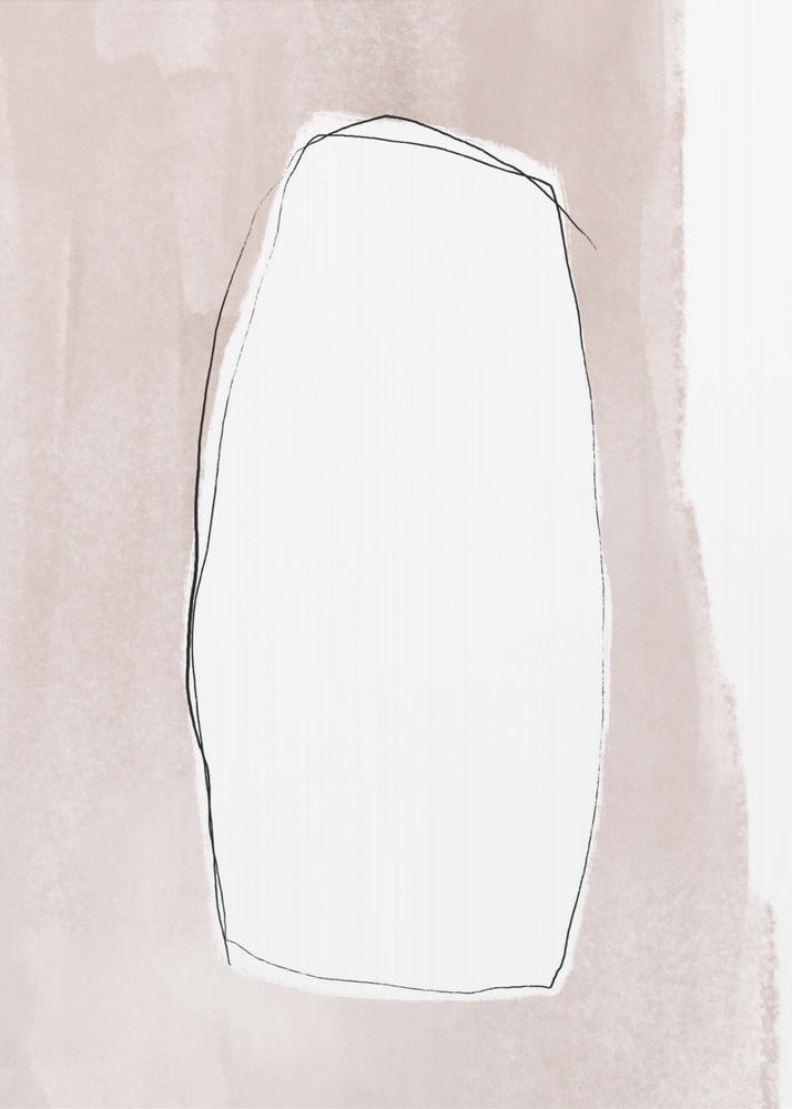 Ingelijste leegte | Canvas