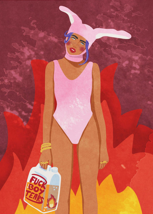 Meisje in brand | Poster