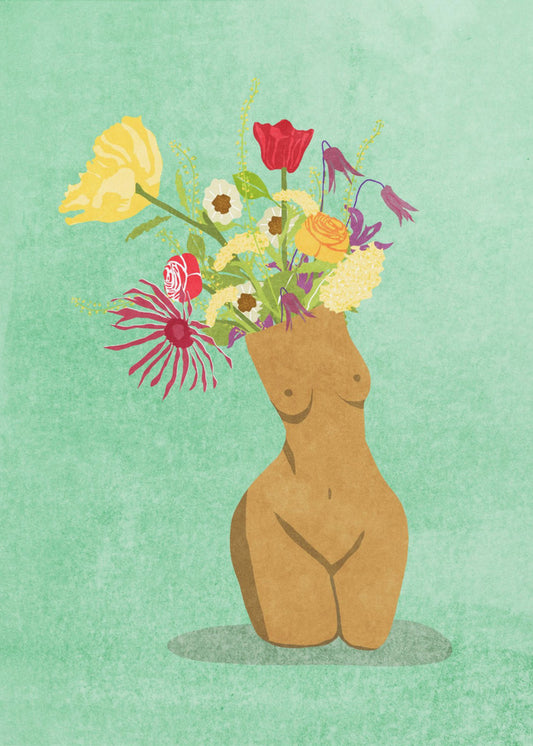 Ik ben een wilde bloem | Canvas