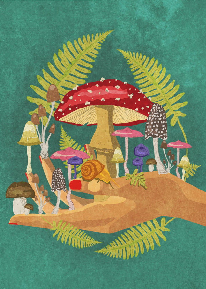 Mijn Paddenstoelenkosmos | Poster