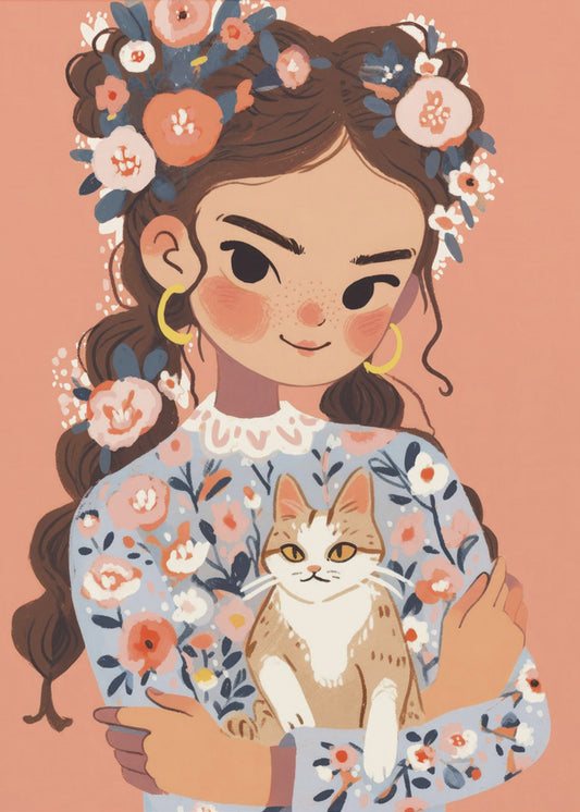 Bloemengezel | Poster