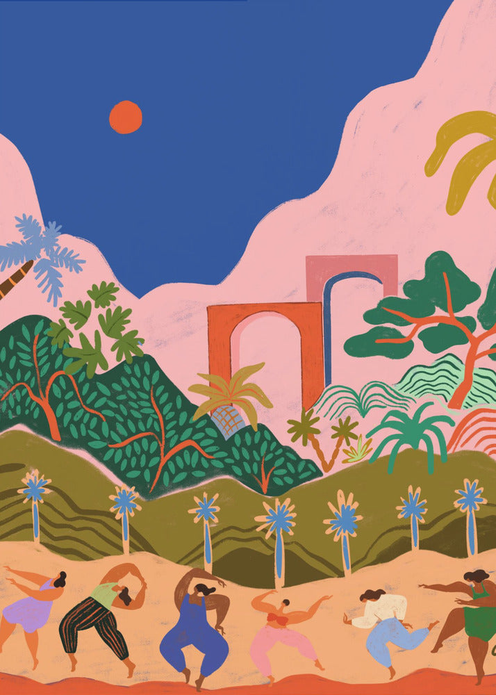Dansen in het paradijs | Poster
