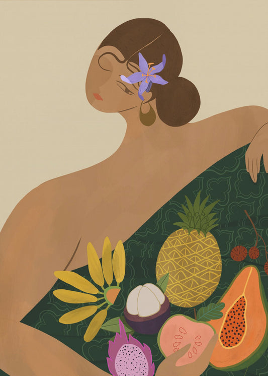 Fruitverkoper | Canvas