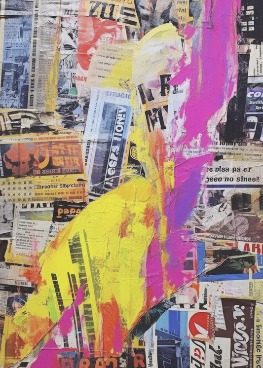 Levendige stedelijke lagen | Poster