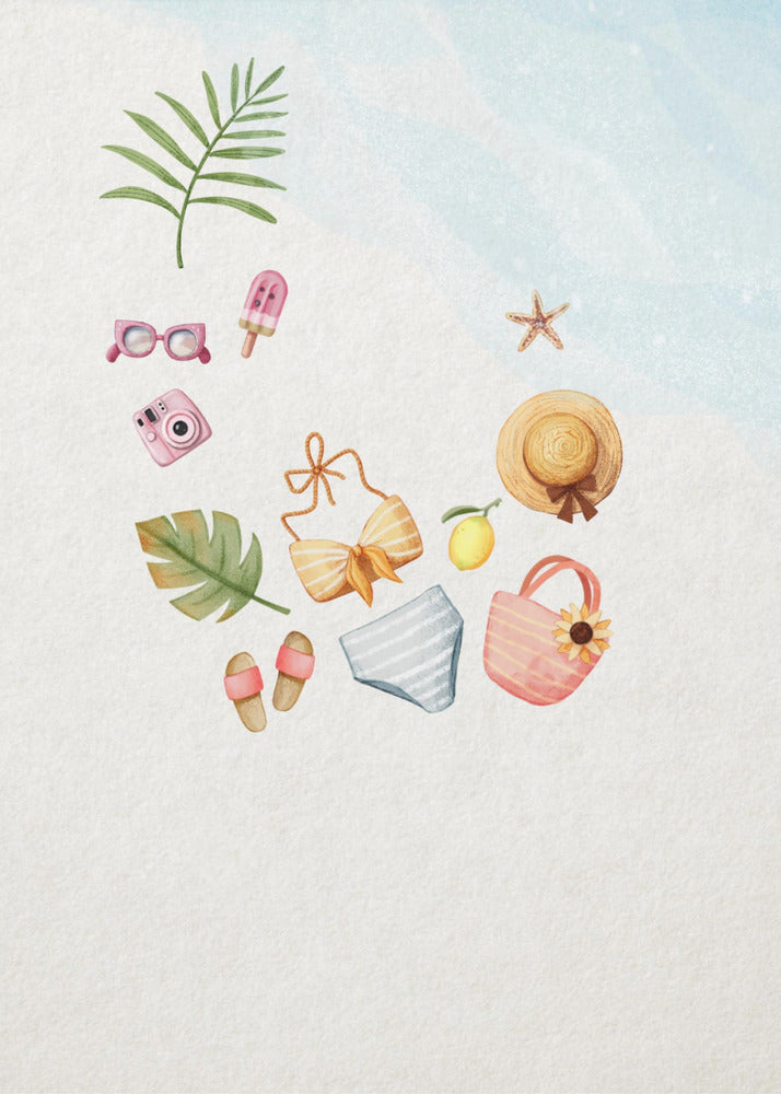 Coole zomerbadkleding | Poster