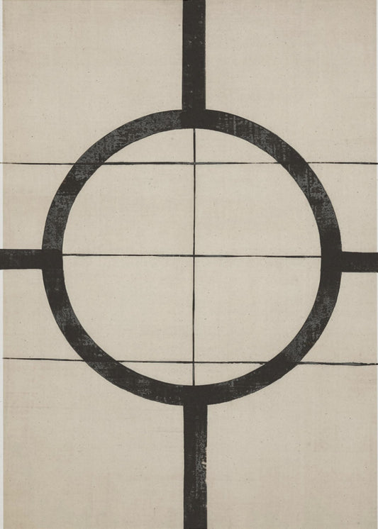 Cirkelvormige kruising | Poster