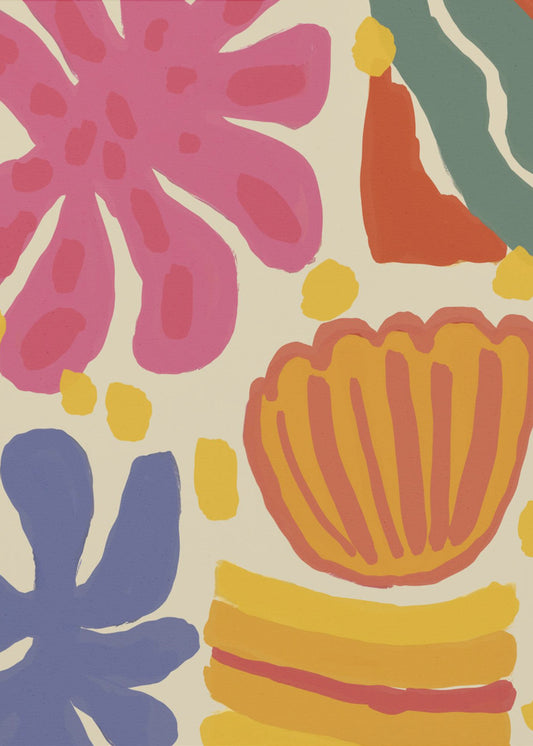 Levendige Flora Dans | Poster