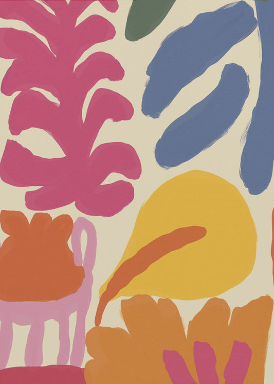 Gedurfde bloemendans | Poster