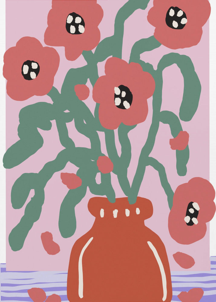 Bloemenimpressie | Canvas