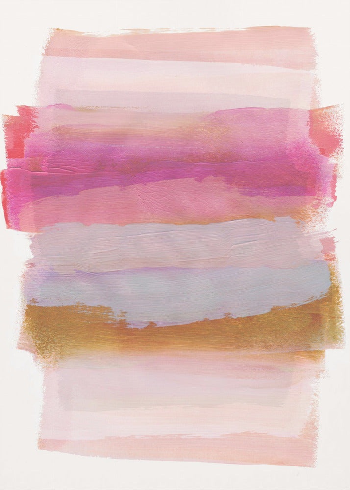 Abstracte penseelstreken 45 A1 | Poster