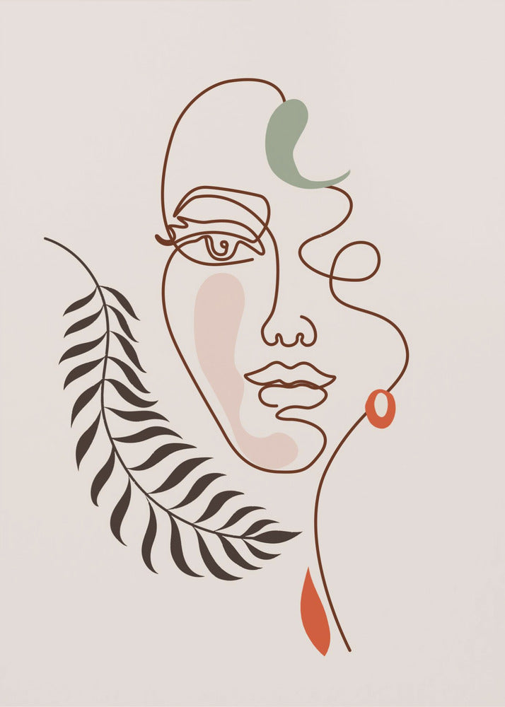 Bladrijke elegantie | Canvas