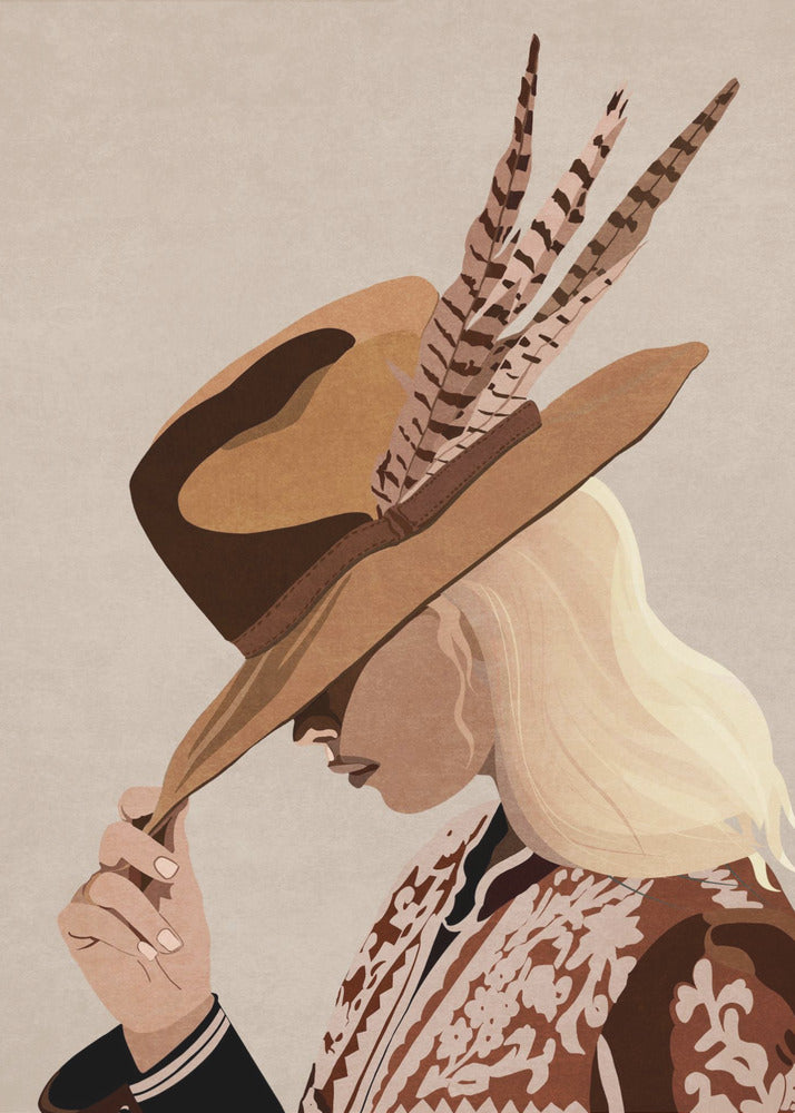 Feathered Elegance | Poster