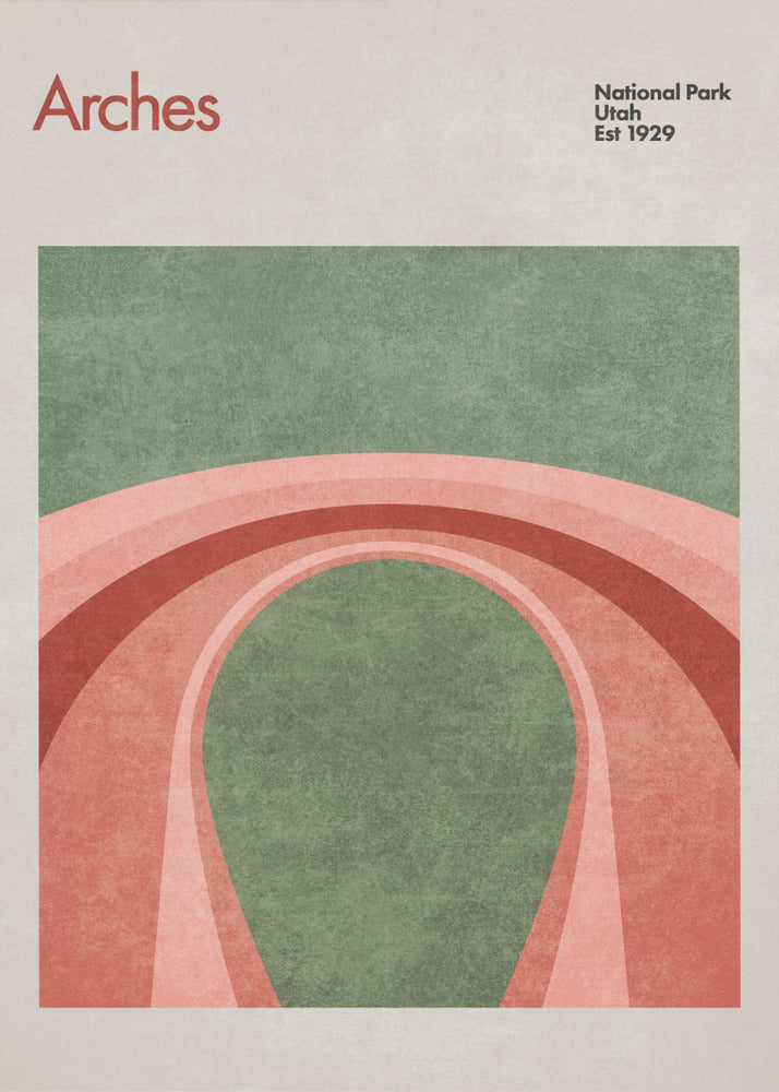 Abstract Arches | Canvas