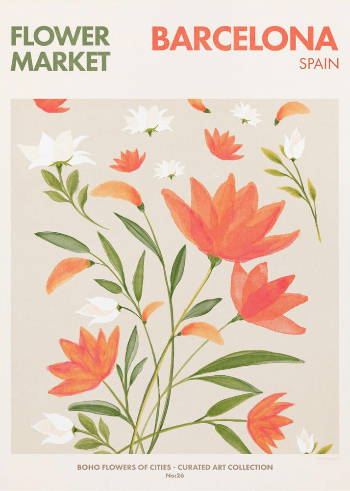 Barcelona Blooms | Canvas