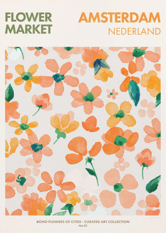 "Levendige Bloemen" | Canvas