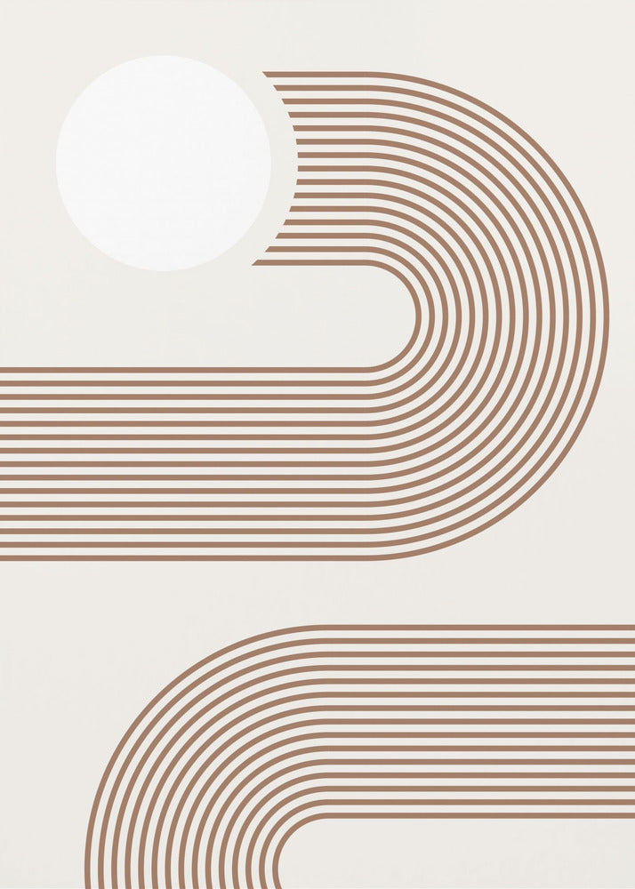 Beige Arc-poster | Poster