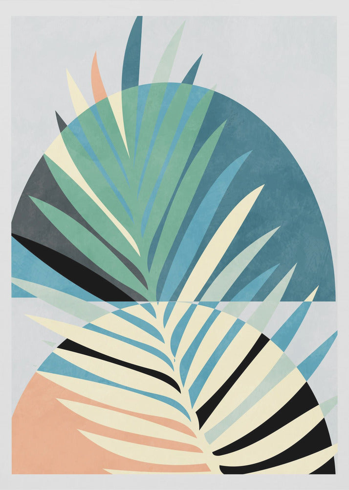 Ruimtes Blauw Kopie | Canvas
