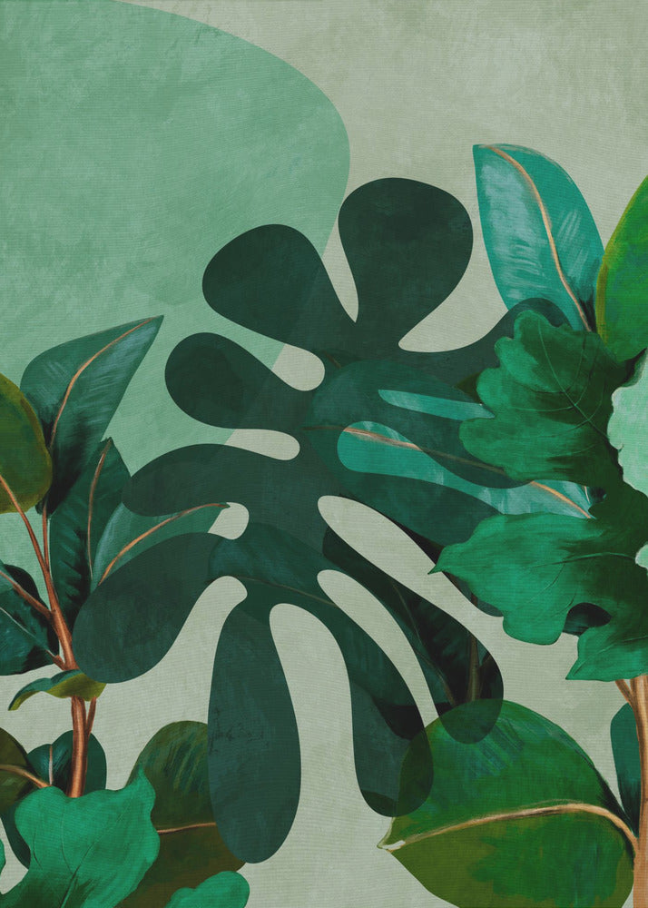 Leaves More 8 Kopie | Canvas