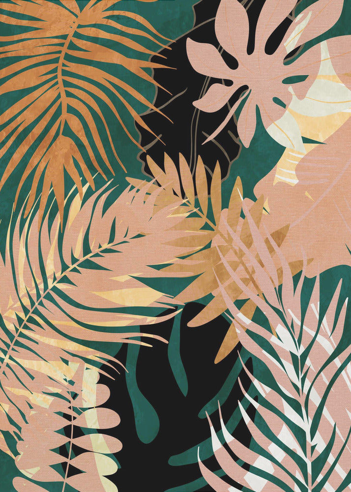 Bladeren Zomers | Canvas