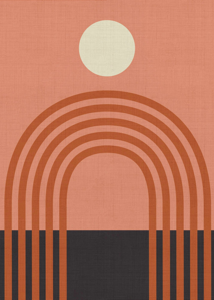 Geo Shapes Herfst 21 Arc | Canvas