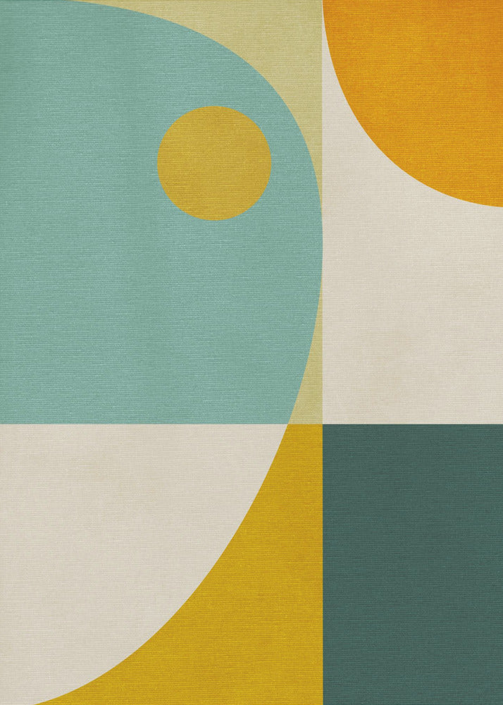 Regenboog Plus Vormen10 | Canvas