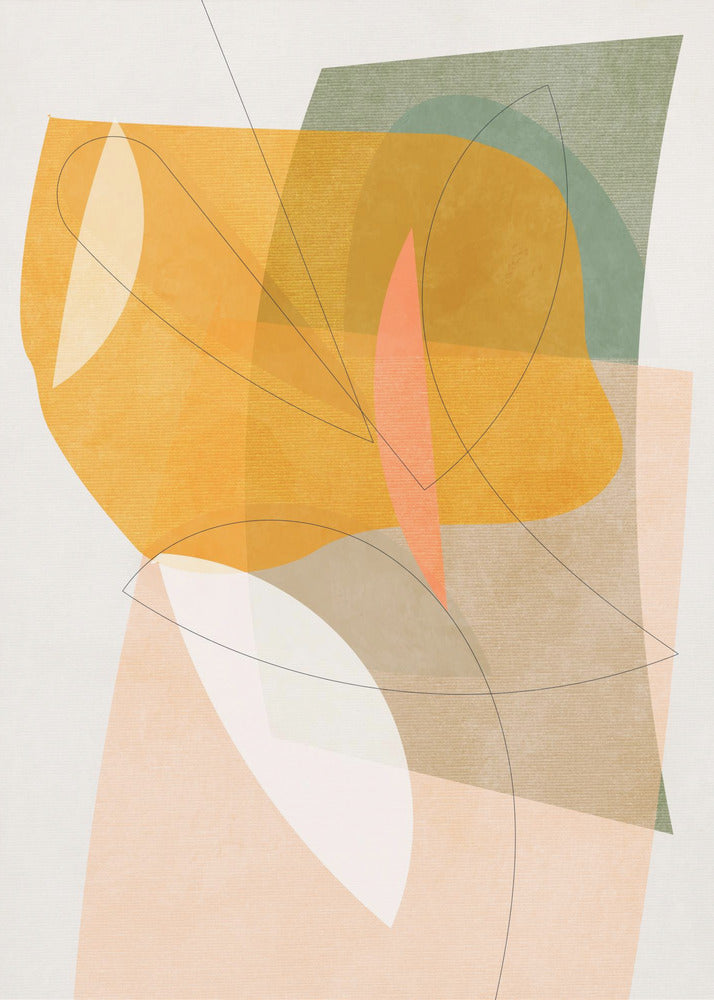 Natuurvriendelijke Terracotta 5 Aquarel Kopie | Poster