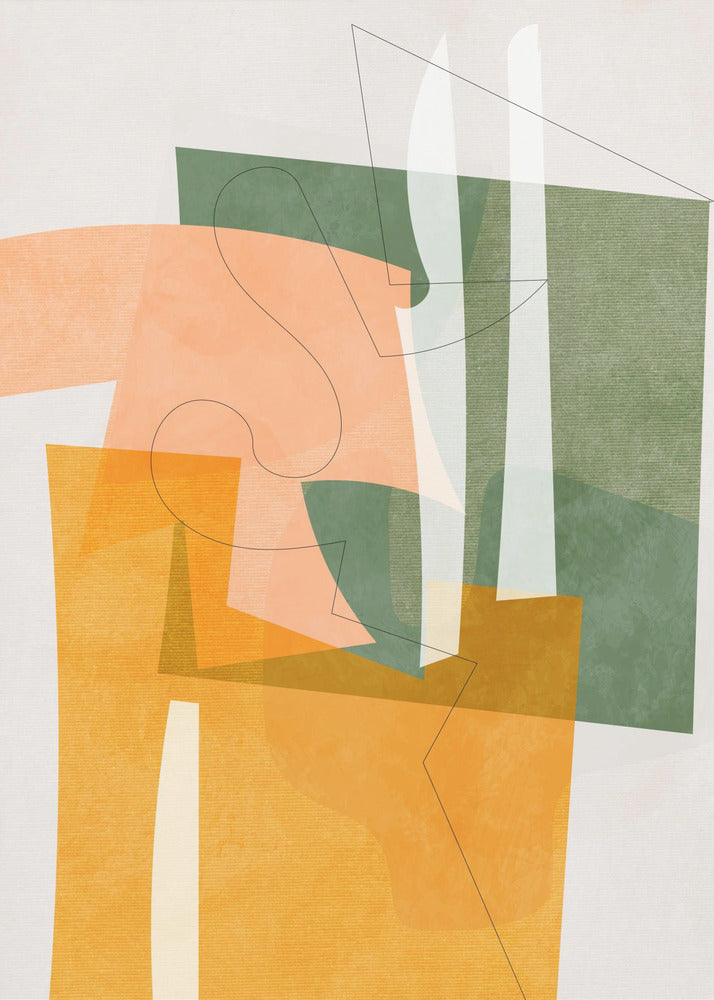 Natuurvriendelijke Terracotta 8 Aquarel Kopie | Poster