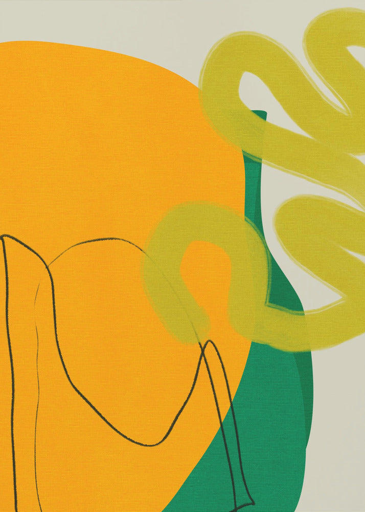 Geschilderde lijnen 10 kopieën | Canvas