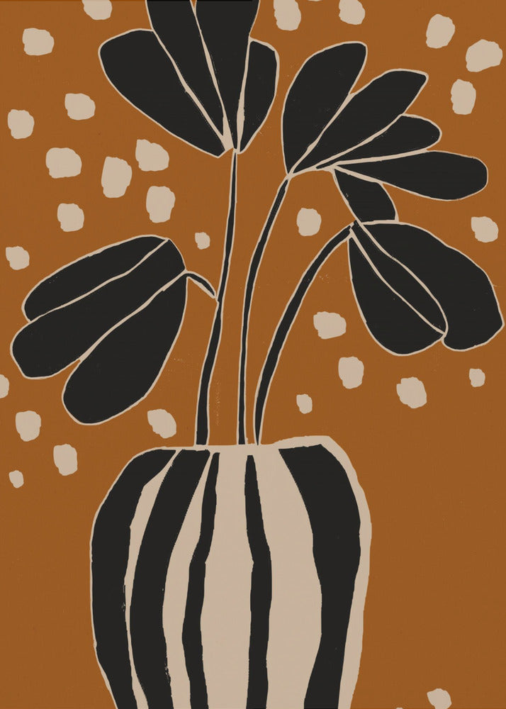 Oker Stilleven nr. 4 | Canvas