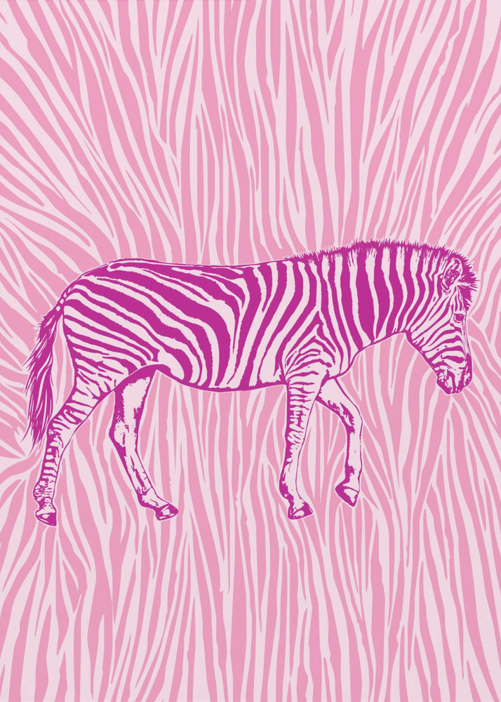 Afrikaanse zebra in opvallende camouflage | Canvas