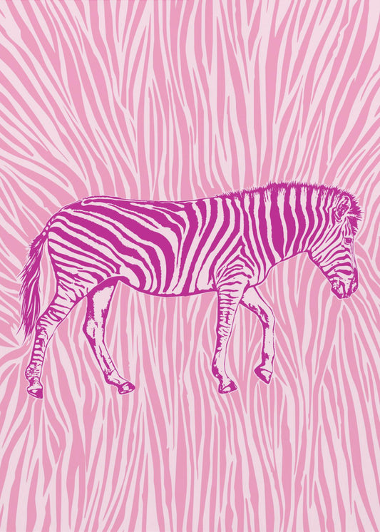 Afrikaanse zebra in opvallende camouflage | Canvas