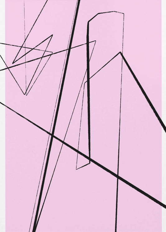 Abstract lijnenspel | Canvas